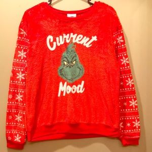 Grinch “CURRENT MOOD” Christmas Sweater